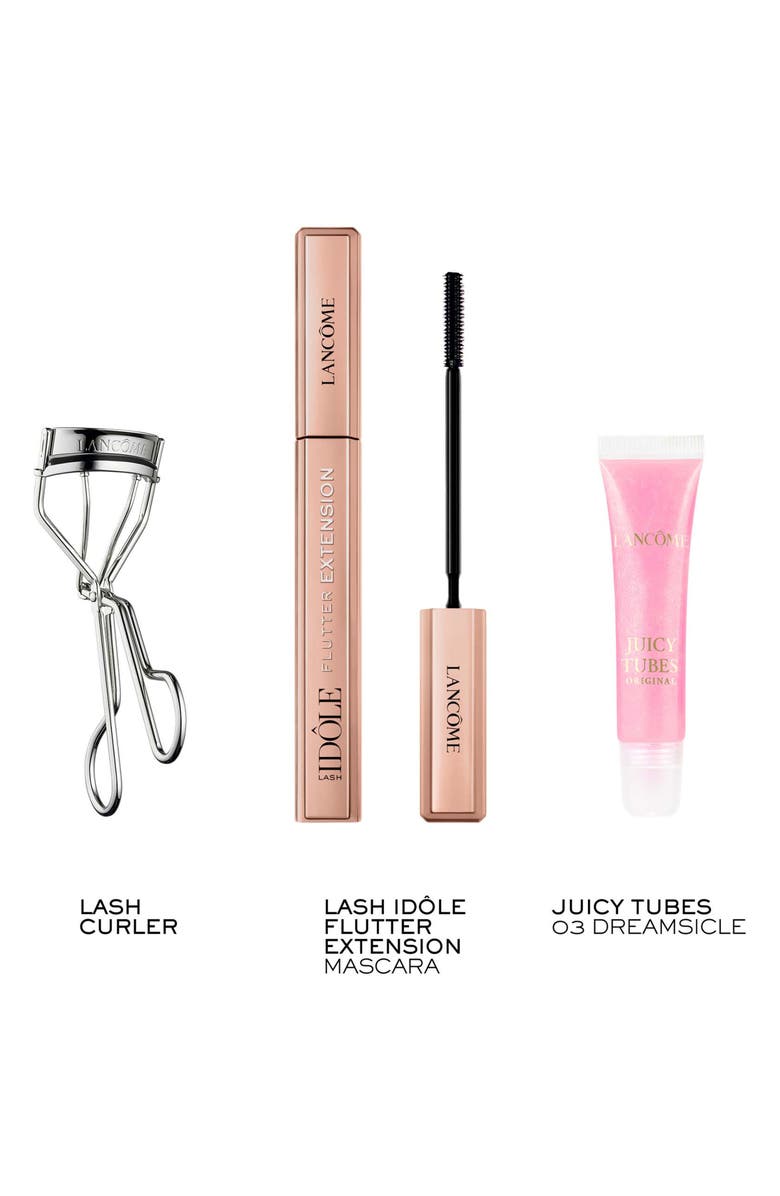Lancôme Lash Idôle Flutter Mascara, Lip Gloss & Lash Curler Set $69 Value, Alternate, color, 
