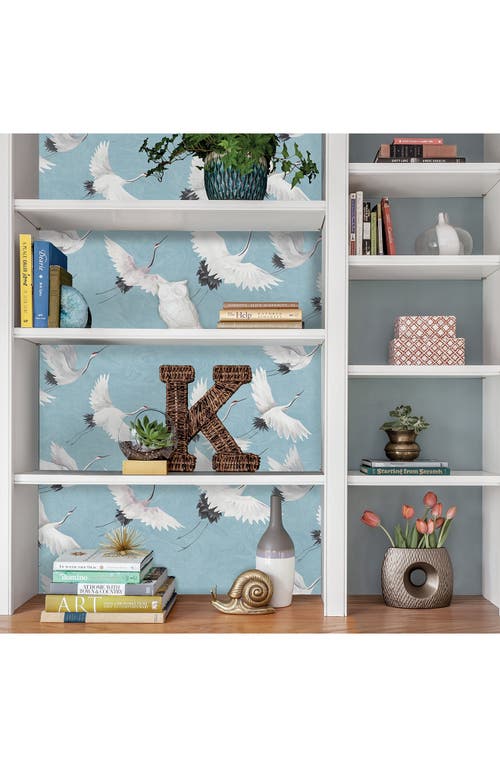 Wallpops Halcyon Blue Peel & Stick Wallpaper In Blue