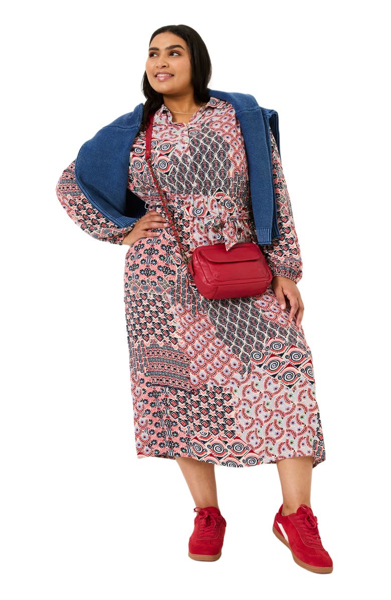 FatFace Plus Size Scheana Geo Dress, Alternate, color, 