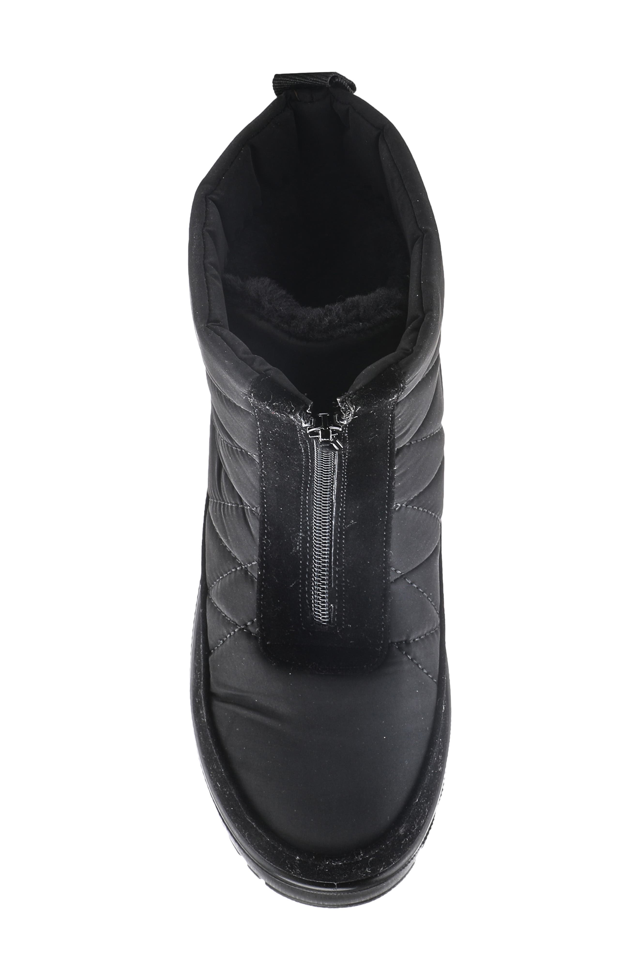 Flexus by Spring Step Lake Effect Waterproof Faux Fur Lined Quilted Snow Bootie, Alternate, color, 