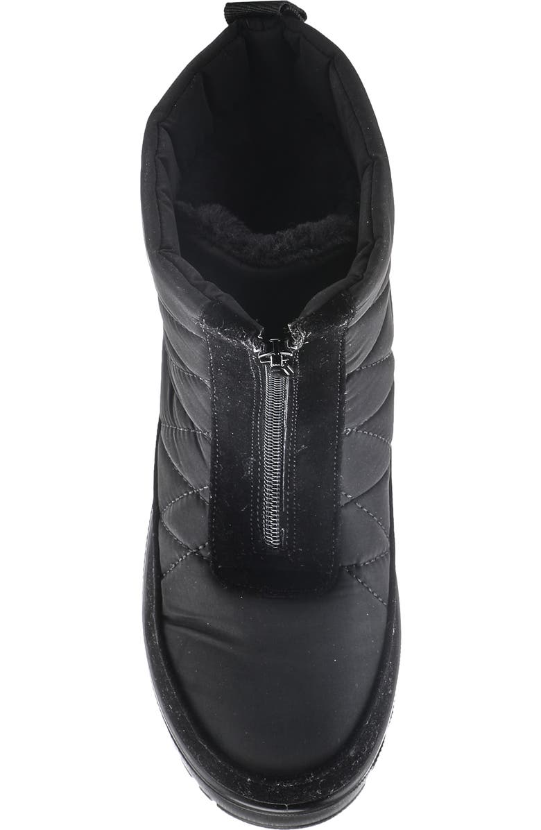 Flexus by Spring Step Lake Effect Waterproof Faux Fur Lined Quilted Snow Bootie, Alternate, color,