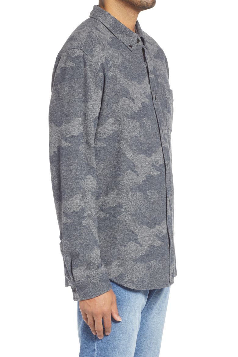 Berkeley Classic Fit Button-Down Shirt, Alternate, color, BLUE CAMO