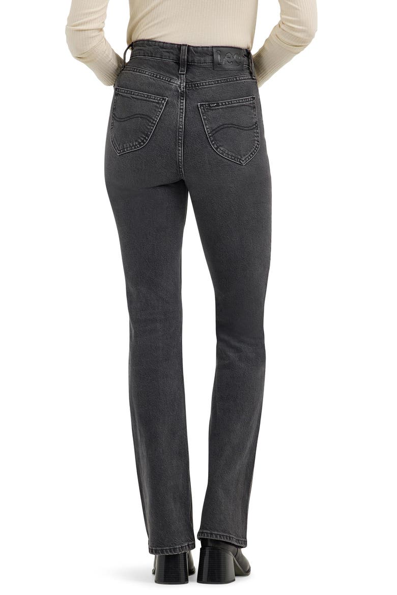 High Waist Bootcut Jeans, Alternate, color, REFINED BLACK