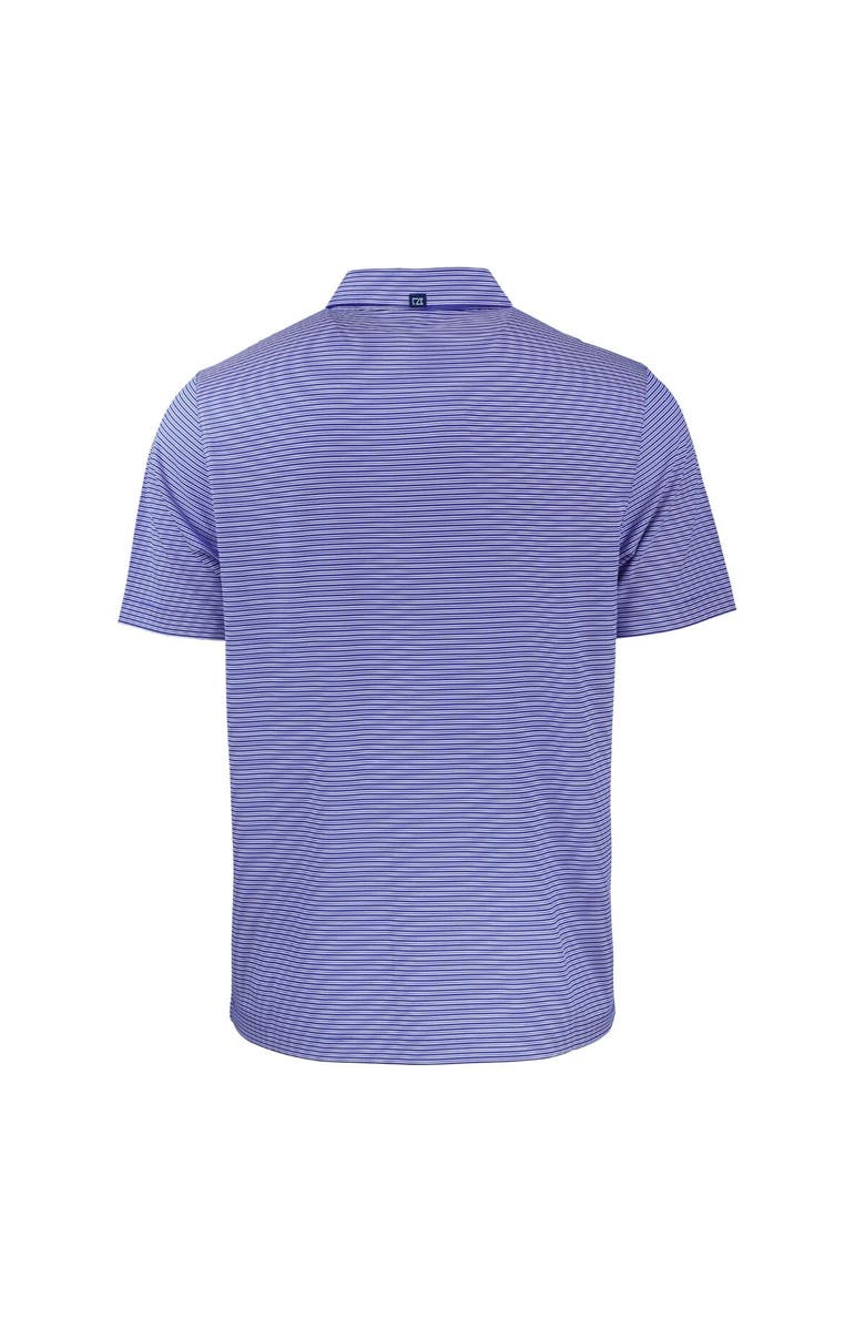 Cutter & Buck Men's Cutter & Buck Royal/White Seattle Seahawks Throwback Forge Eco Double Stripe Stretch Recycled Polo, Alternate, color,