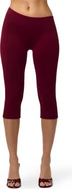 Naked Wardrobe Asymmetric Waist Capri Leggings