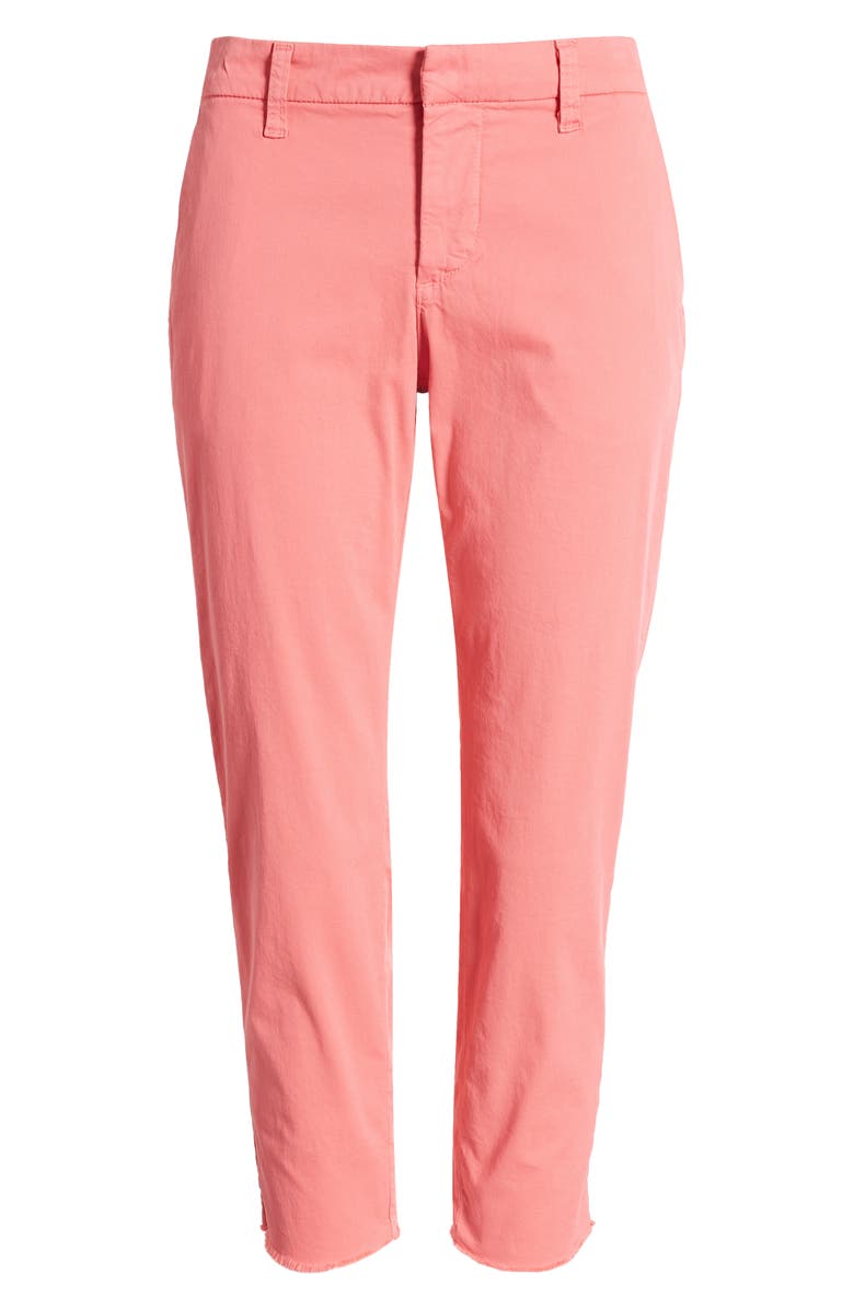 Frank & Eileen Wicklow Crop Chinos, Alternate, color, Flushed Pink