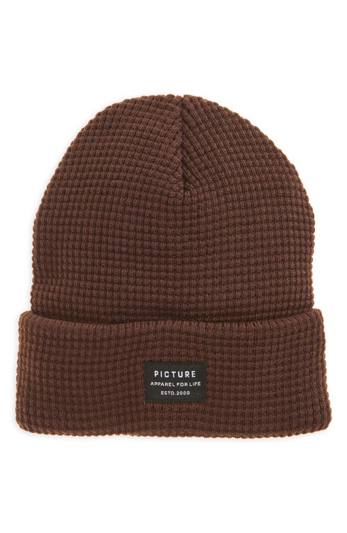 Picture Organic Clothing York Waffle Beanie in Ponderosa 