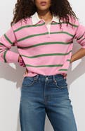 Alex Mill Bond St Striped Polo Sweater