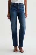 AG Brinley Mid Rise Straight Leg Jeans