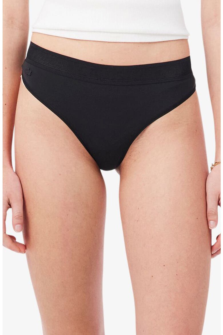 Solid Thong, Main, color, NOIR