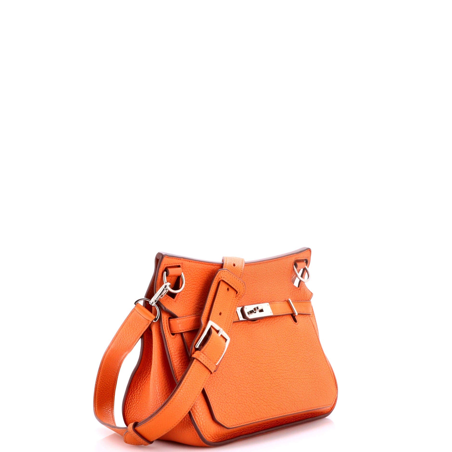Pre-Owned Hermes Jypsiere Bag Clemence 28, Alternate, color, Orange H