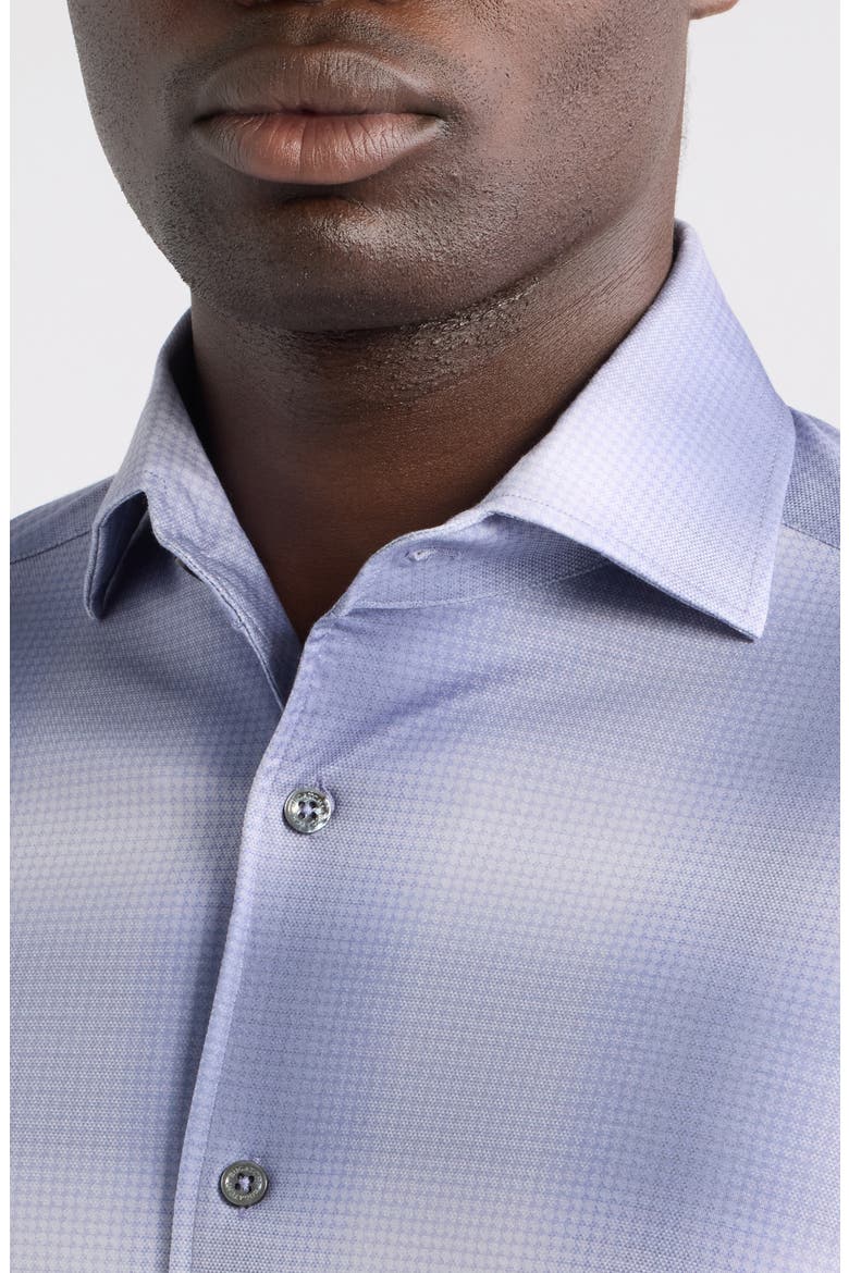 Devon OoohCotton® Print Button-Up Shirt, Alternate, color, ORCHID