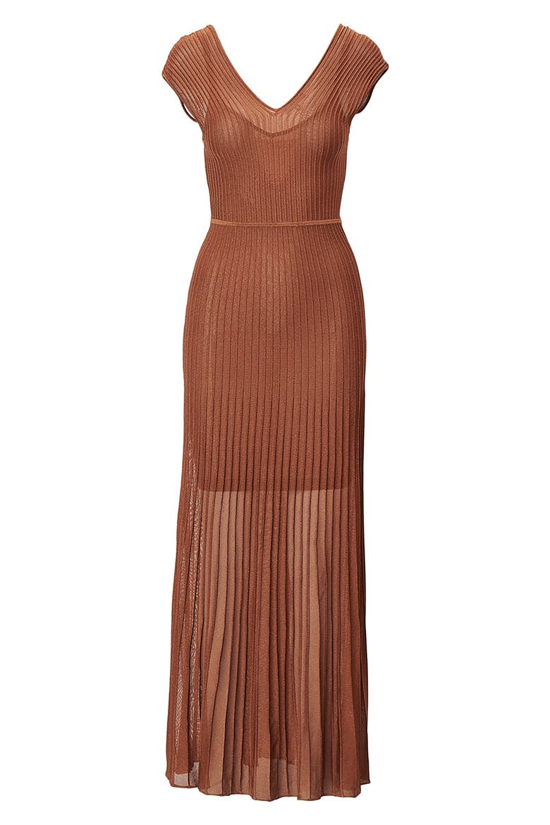 Aubrey Maxi Dress, Alternate, color, RUST