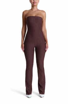 Naked Wardrobe Strapless Jumpsuit