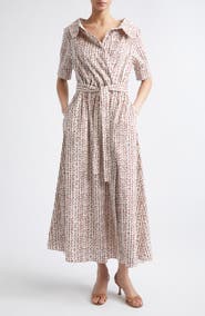 Altuzarra Lydia Stretch Cotton Poplin Midi Shirtdress