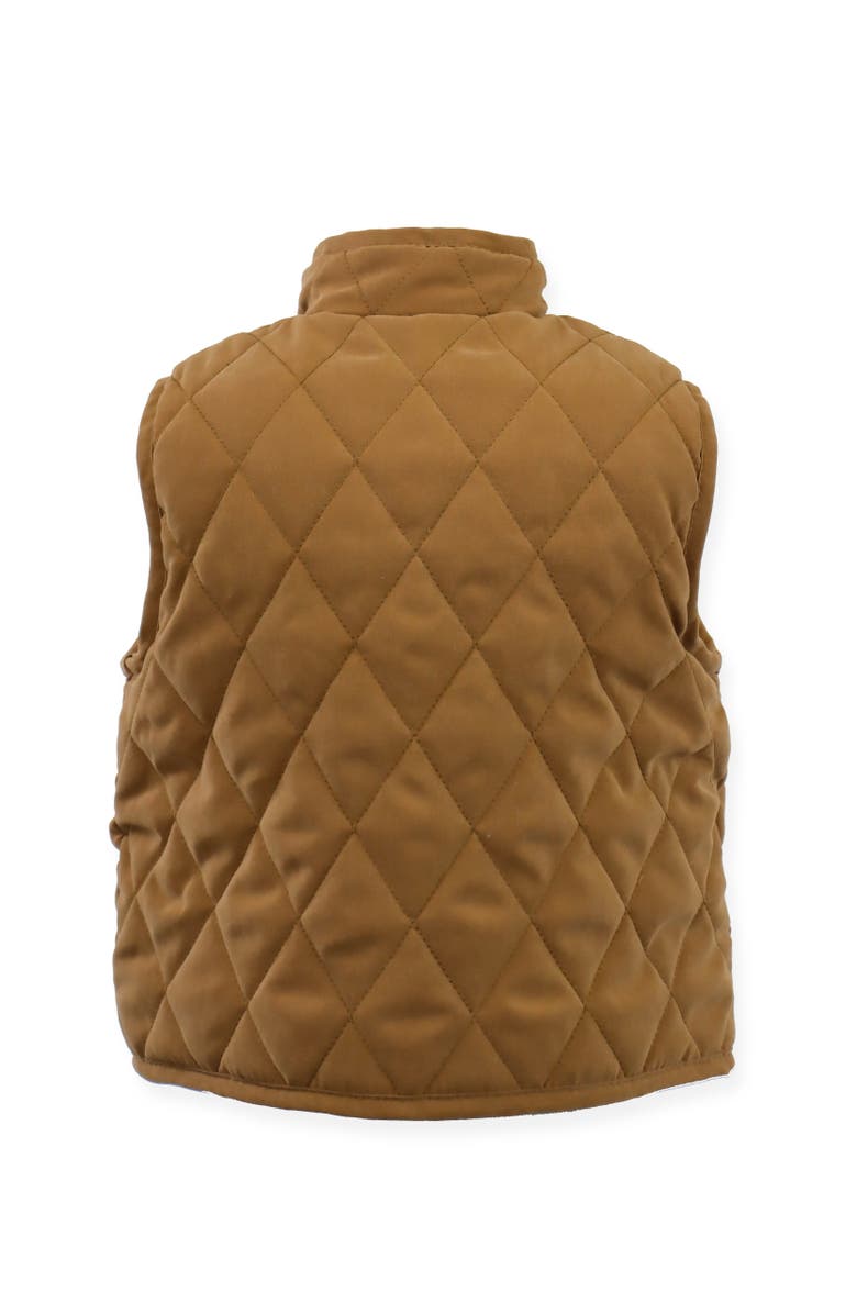 Widgeon Classic Zip Quilted Barn Vest, Alternate, color, Caramel