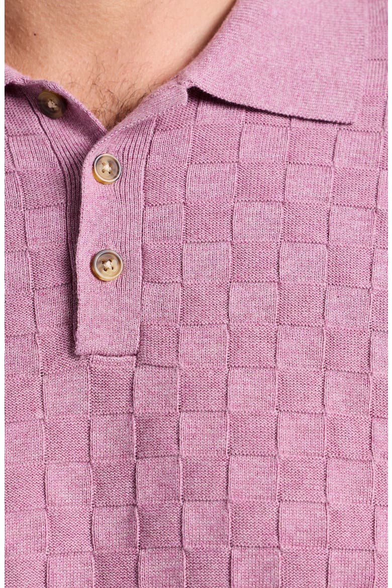 Hampson Cotton Polo Sweater, Alternate, color, LIGHT PINK