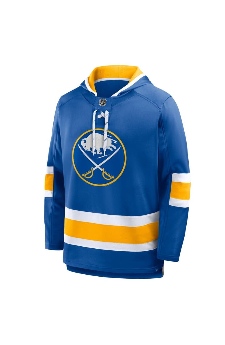 FANATICS Men's Fanatics Royal Buffalo Sabres Prime Time Fleece Hoodie, Alternate, color, Royal