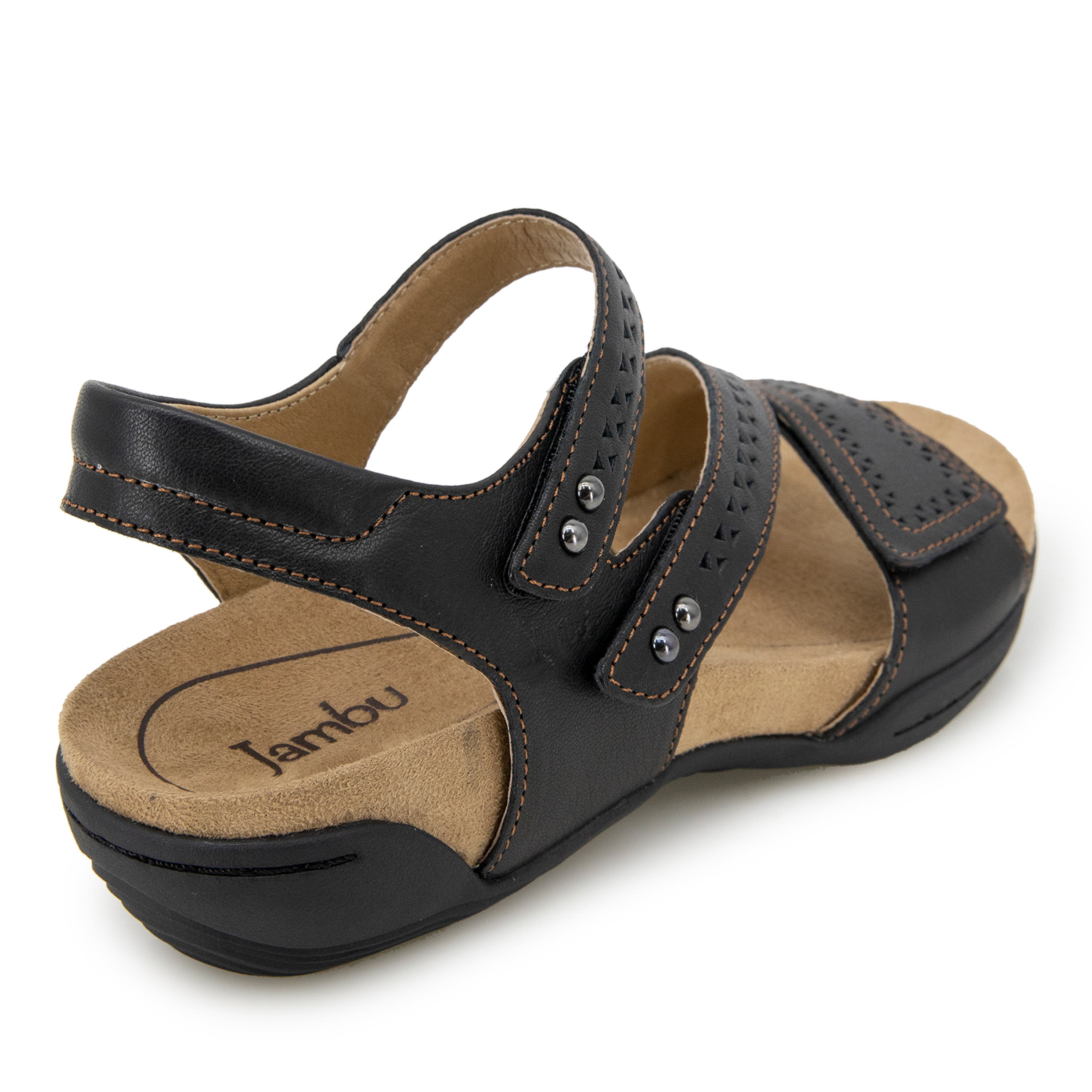 Jambu Makayla Casual Flat Sandal, Alternate, color, Black