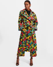 La DoubleJ Milano Trench Coat Vines Brown