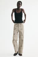 H&M Wide-leg Regular Waist Jeans