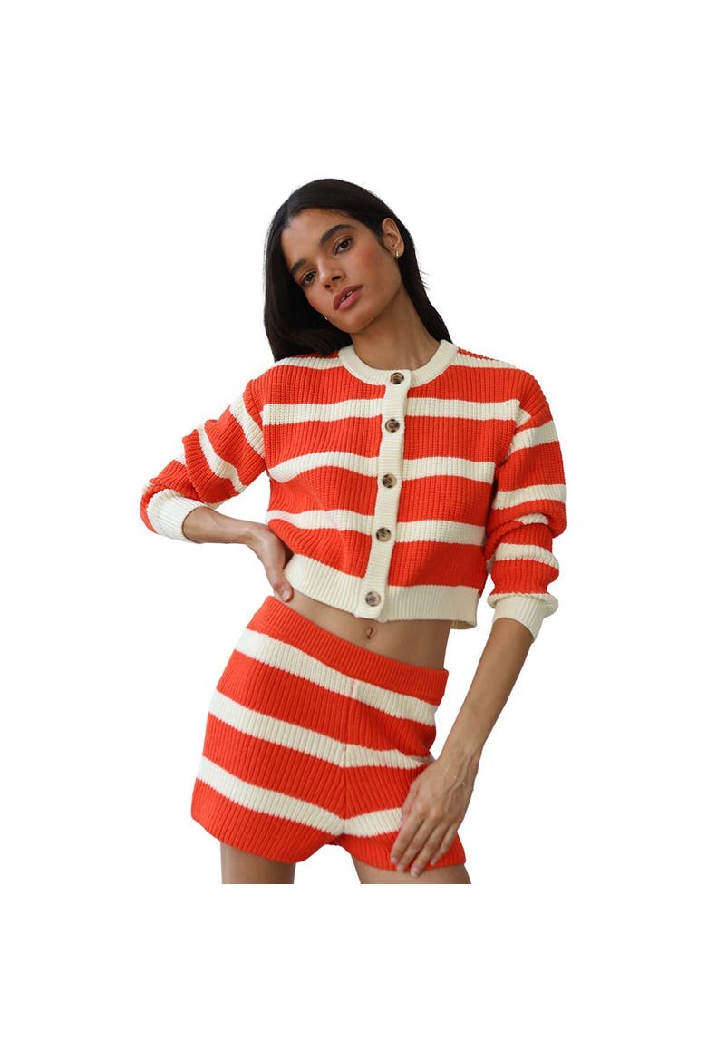 Fiona Cardigan - Women's, Main, color, Poppy