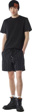 MCM Monogram Print Shorts in ECONYL®