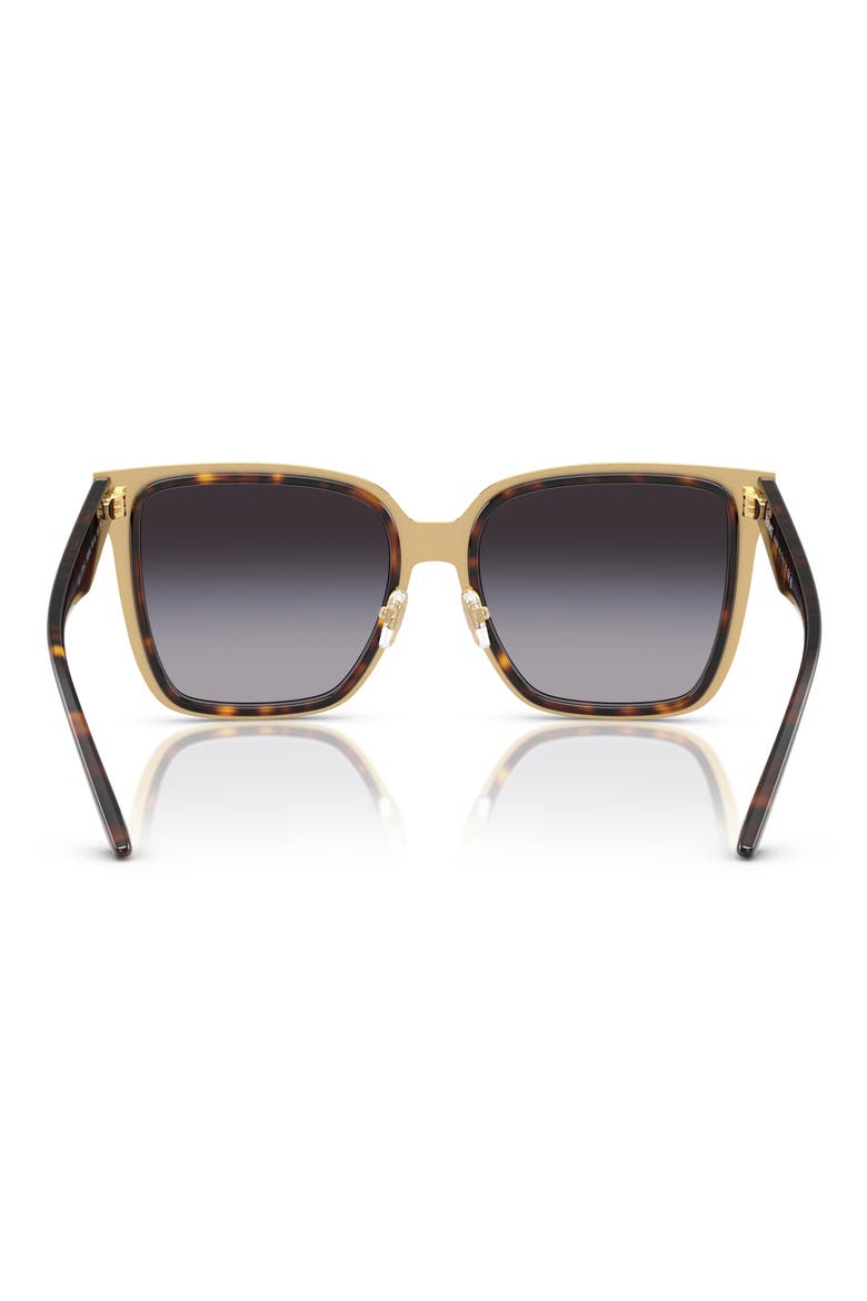 58mm Butterfly Sunglasses, Alternate, color, HAVANA