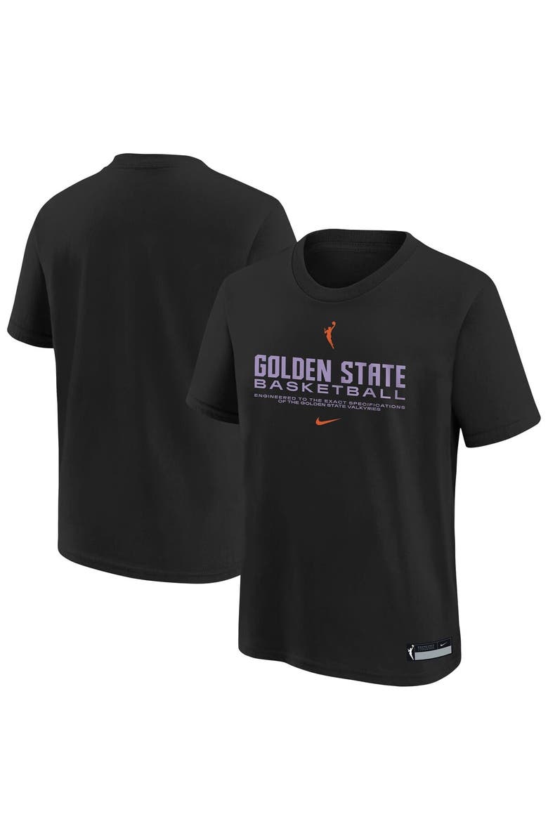 Nike Youth Nike Black Golden State Valkyries Legend Practice Performance T-Shirt, Alternate, color, Black