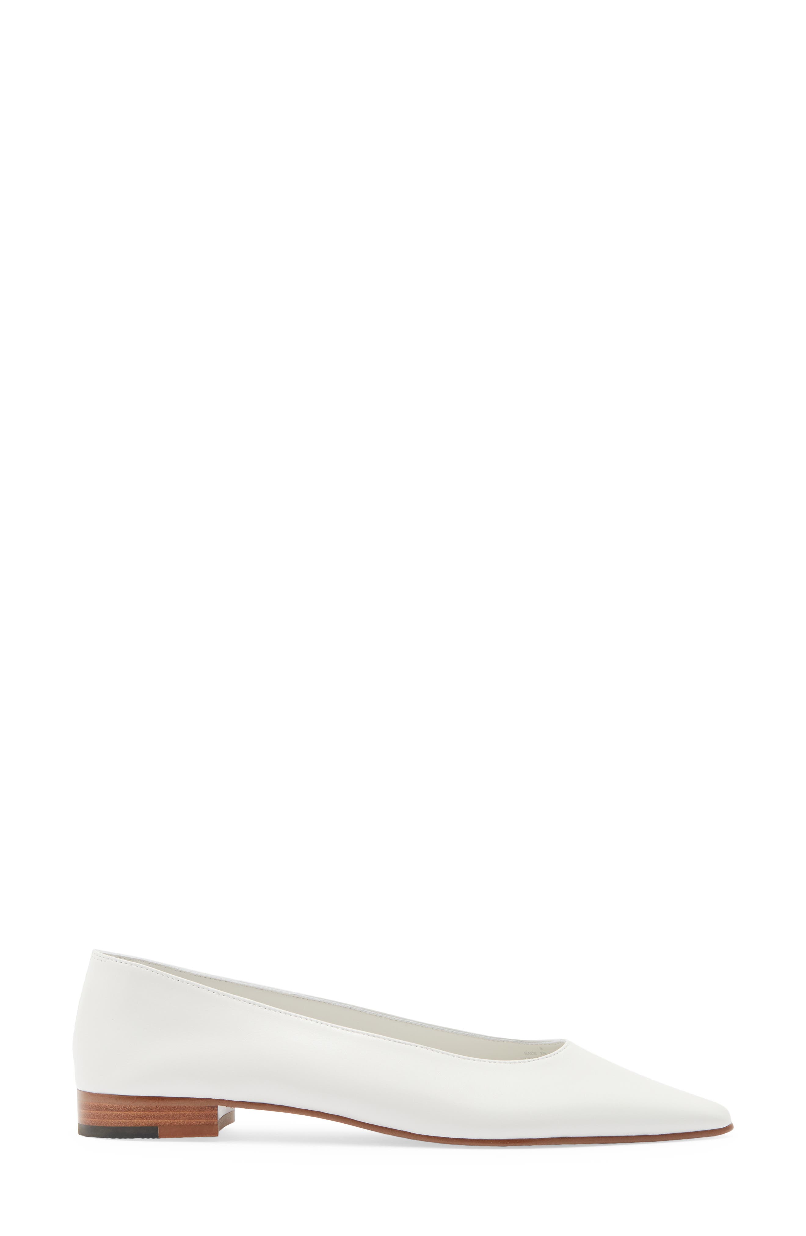 Vespa Pointed Toe Flat, Alternate, color, IVORY TAN STACK