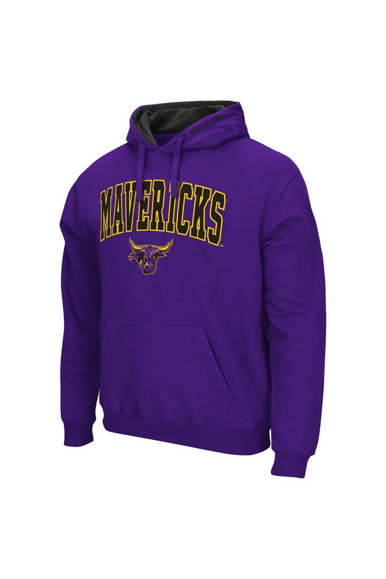 Men's Colosseum Purple Minnesota State University Mankato Isle Pullover Hoodie, Alternate, color, Purple