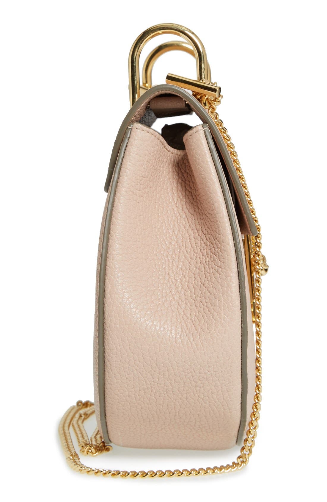 Chloé Drew Leather Shoulder Bag, Alternate, color, 