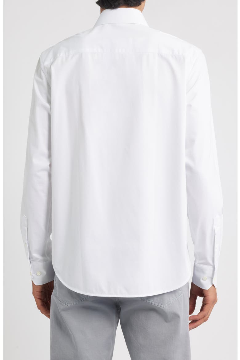 Devon OoohCotton® Button-Up Shirt, Alternate, color, WHITE
