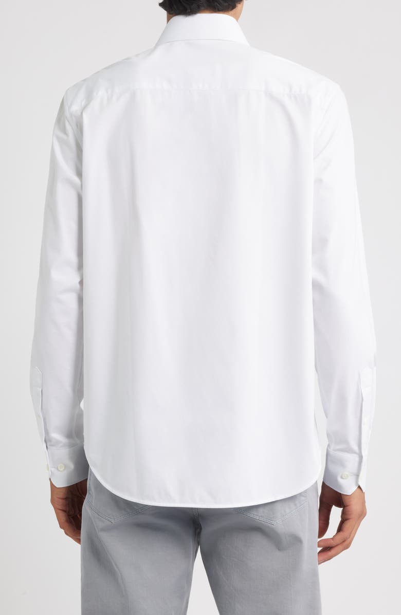 Bugatchi Devon OoohCotton<sup>®</sup> Button-Up Shirt, Alternate, color, White