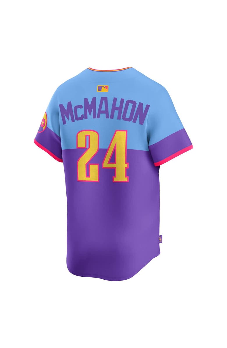 Nike Men's Nike Ryan McMahon Purple/Light Blue Colorado Rockies 2025 City Connect Limited Player Jersey, Alternate, color, 