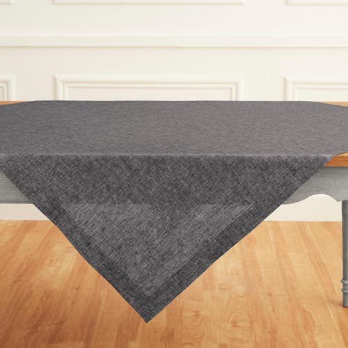 Solino Home Linen Table Throw In Gray