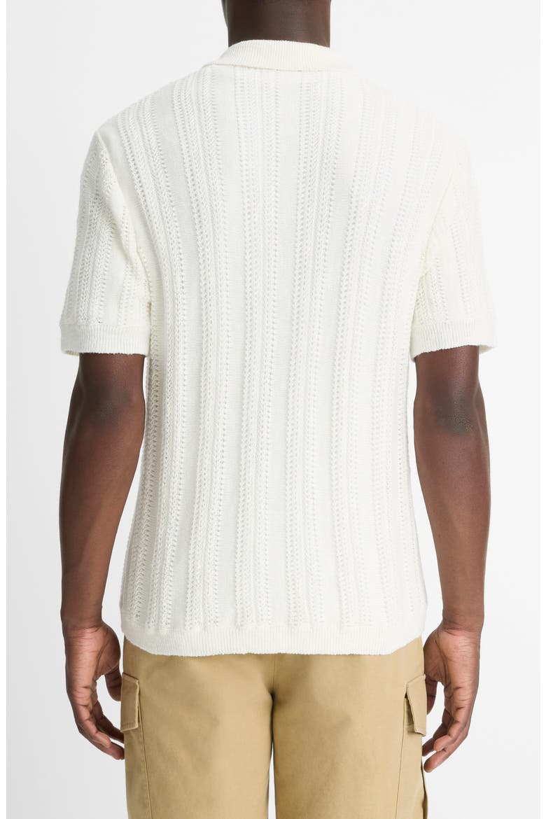 Cabana Knit Button-Up Shirt, Alternate, color, NATURAL