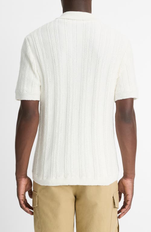 VINCE VINCE CABANA KNIT BUTTON-UP SHIRT