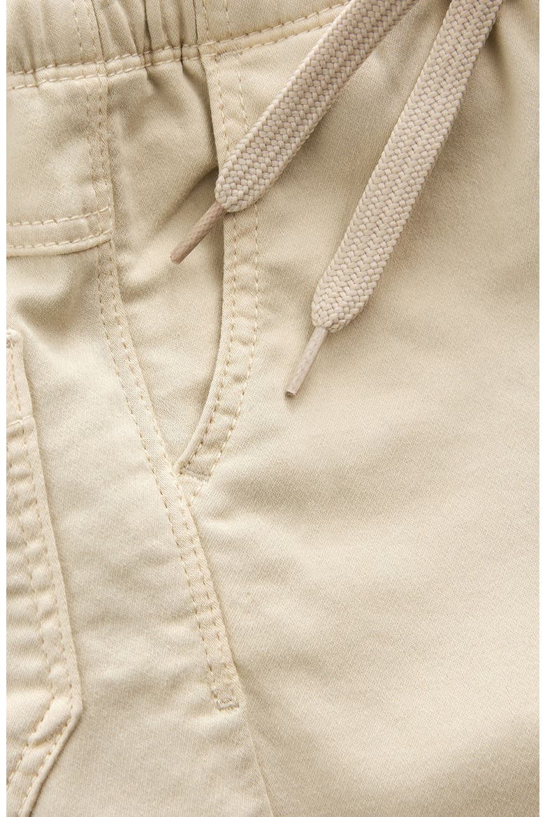 Kids' Drawstring Denim Pants, Alternate, color, NATURAL