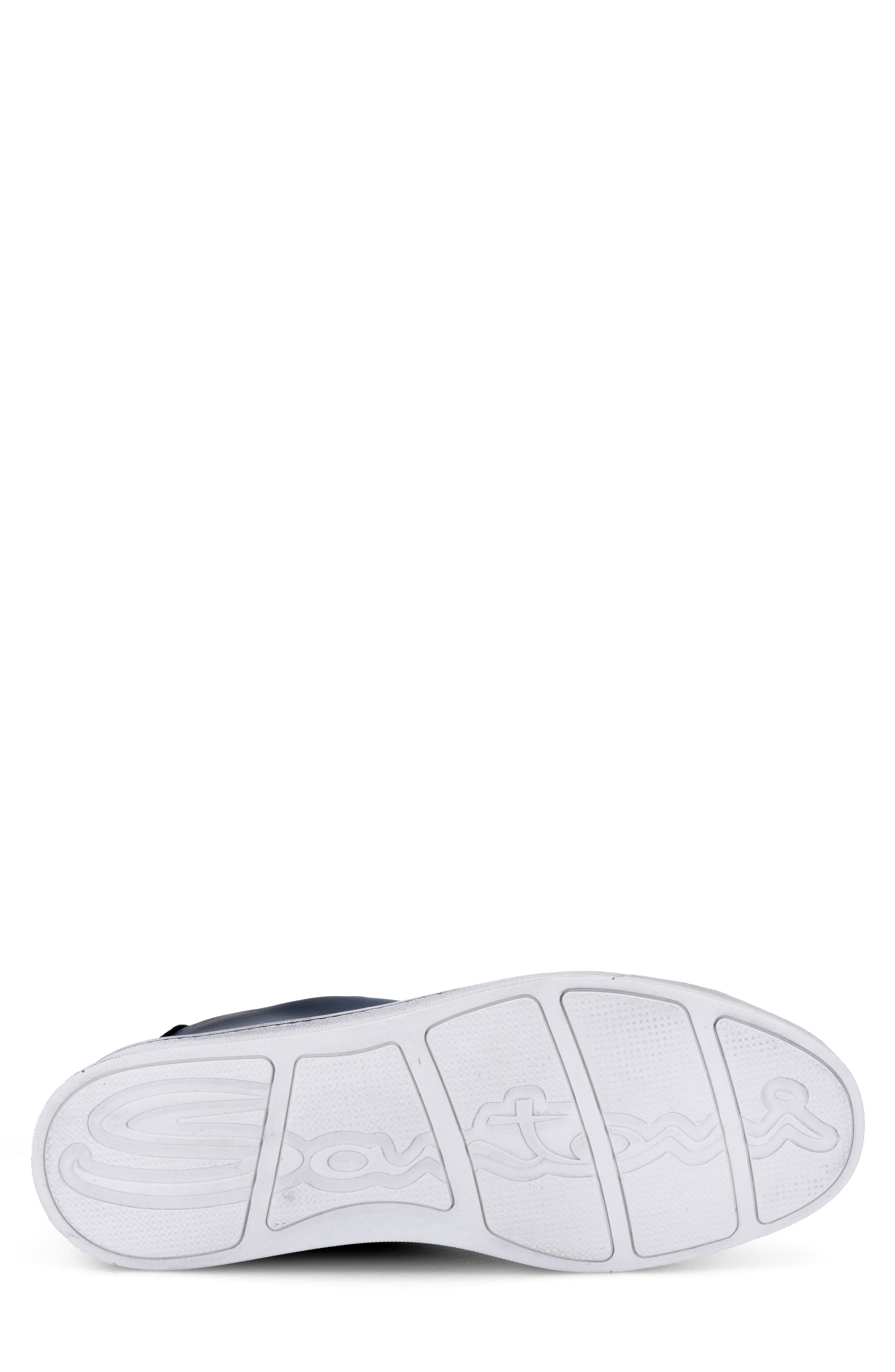 Santoni Reef Leather Sneaker, Alternate, color, 