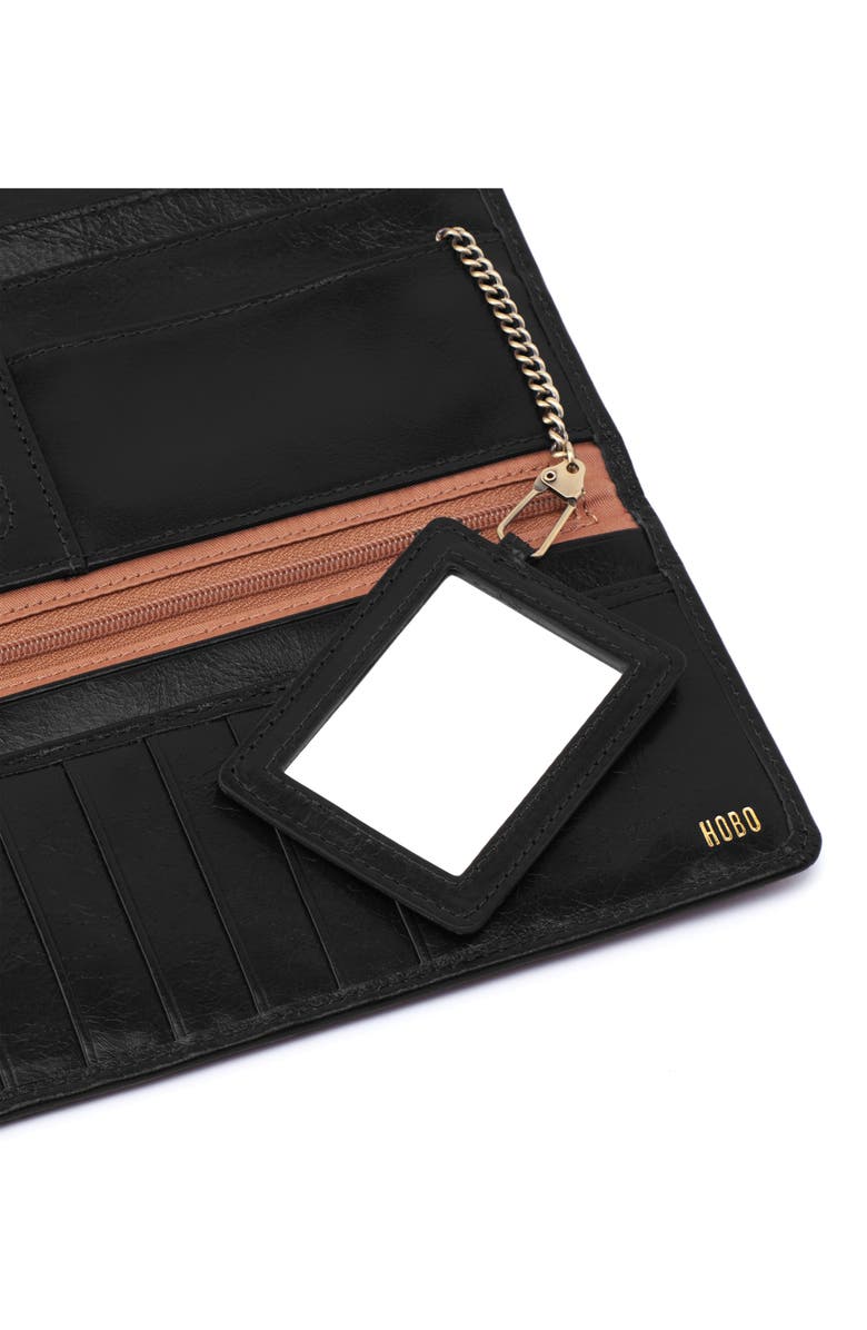 HOBO Rachel Leather Frame Wallet, Alternate, color,