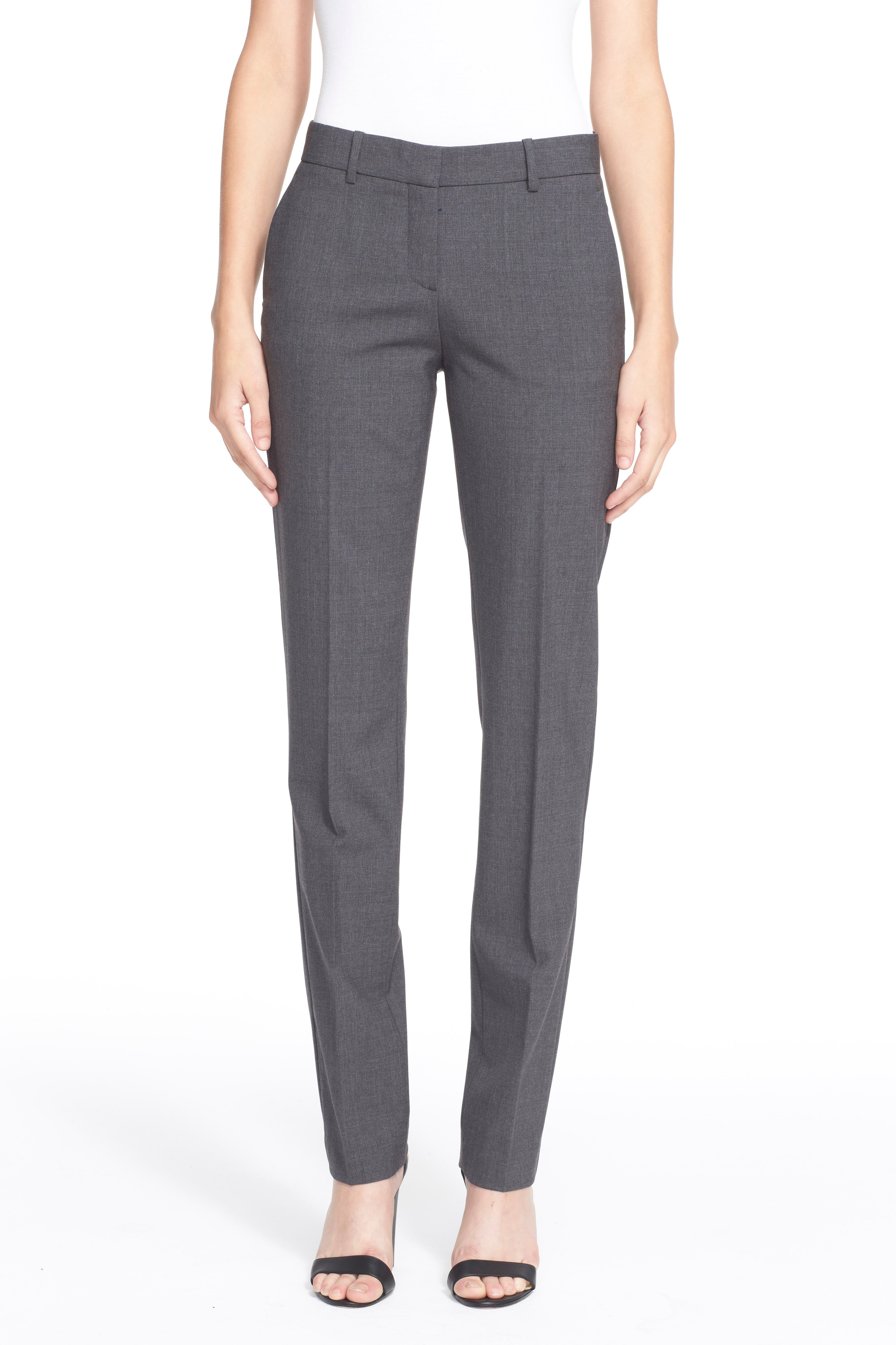 'Super Slim Edition' Stretch Wool Pants - image 2