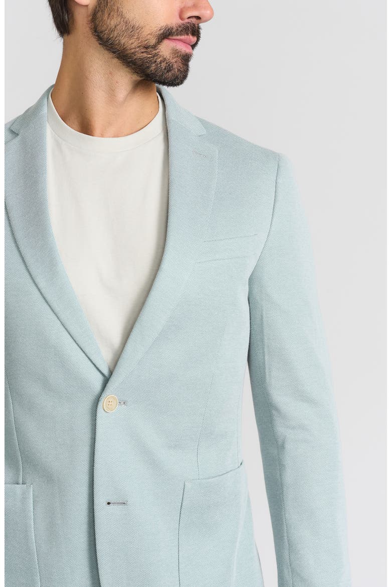 Green Knit Blazer, Alternate, color, GREEN