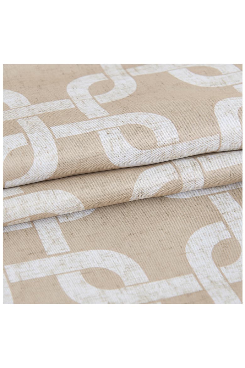 Interlock Single Blackout Panel Curtain, Alternate, color, SAND