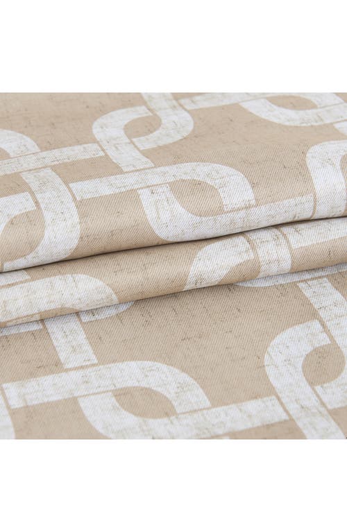 Dainty Home Interlock Single Blackout Panel Curtain In Nude