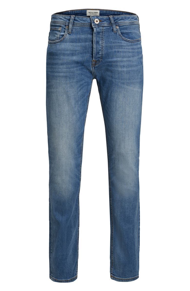 JACK&JONES Tim Original AM 781 50SPS Slim Straight Leg Jeans, Alternate, color,