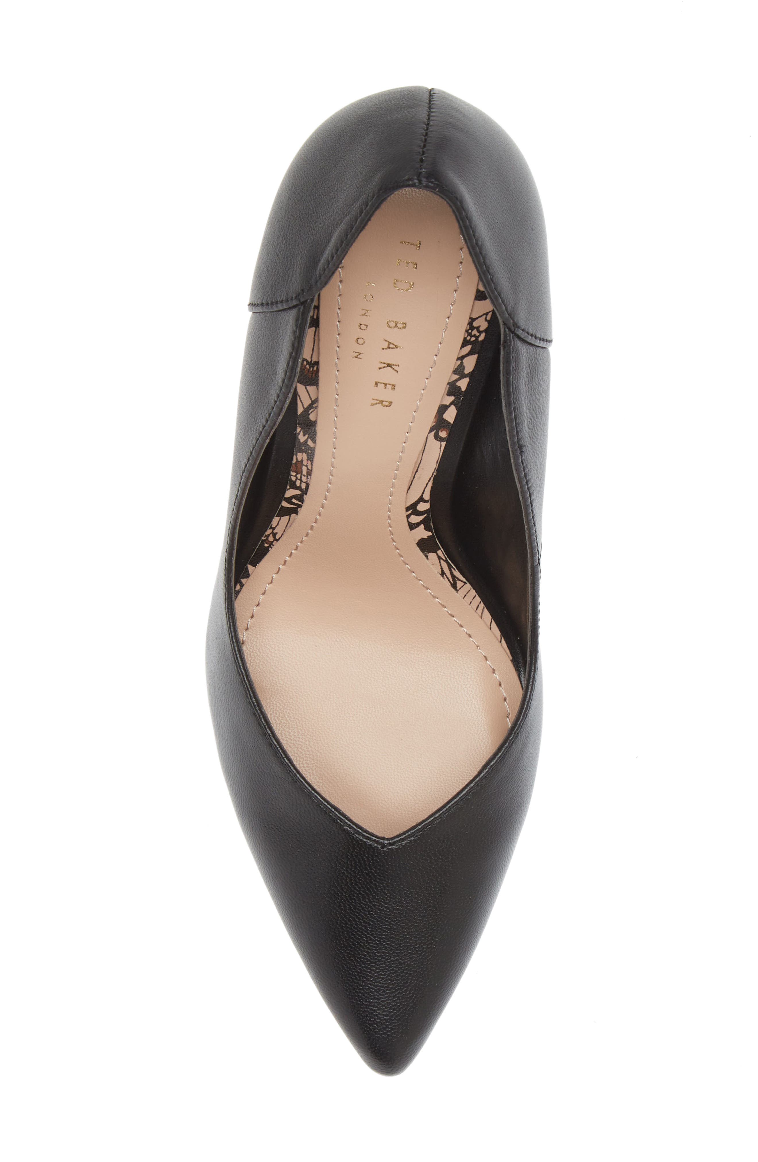 Ted Baker London Ornala Pointed Toe Pump, Alternate, color, Black