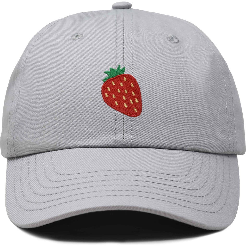 Dalix Strawberry Hat In Gray