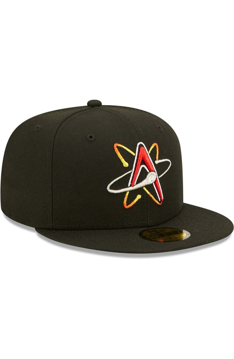 New Era Men's New Era Black Albuquerque Isotopes Authentic Collection 59FIFTY Fitted Hat, Alternate, color, Black