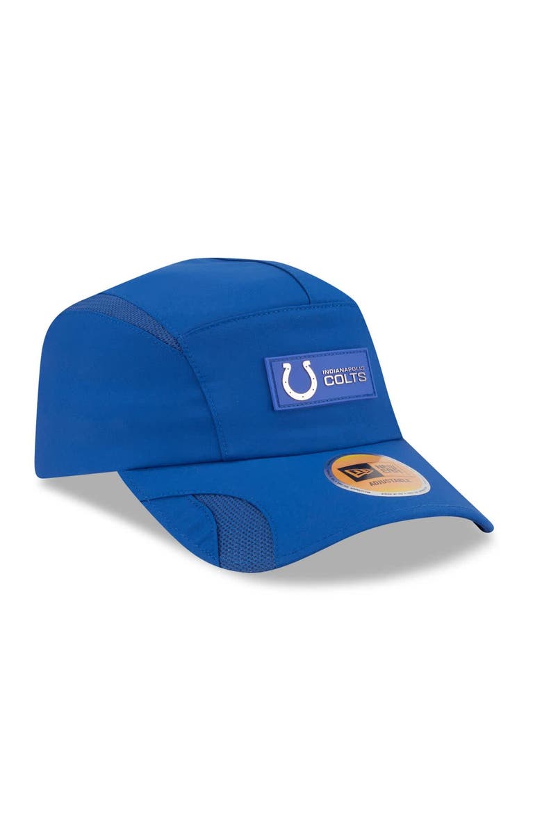 Men's New Era Royal Indianapolis Colts 2025 Sideline  Runner Adjustable Hat, Alternate, color, Royal